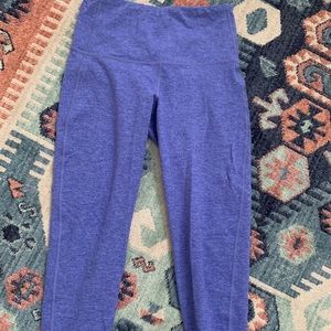Old Navy 3/4 Length Purple High Waisted Leggings S